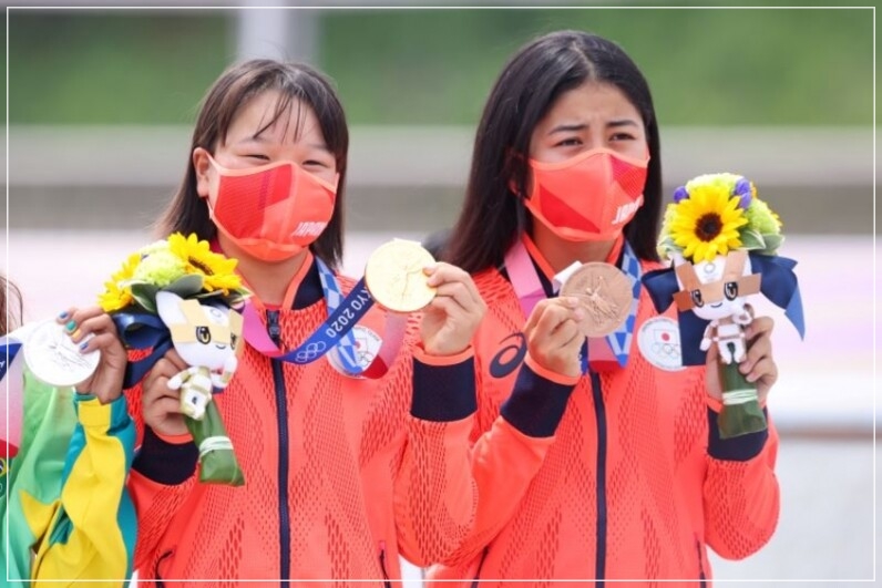 中山楓奈　家族構成　父　スケボ　母　職業　弟　顔画像